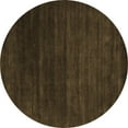 thumbnail image 1 of Ahgly Company Indoor Round Abstract Brown Contemporary Area Rugs, 8' Round, 1 of 4