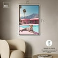 thumbnail image 5 of Art Remedy Modern Tiger Art Canvas, 24" x 36", Black Frame, Leopard Pink House, 5 of 7