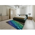 thumbnail image 4 of Ahgly Company Indoor Rectangle Patterned Night Blue Area Rugs, 5' x 7', 4 of 6
