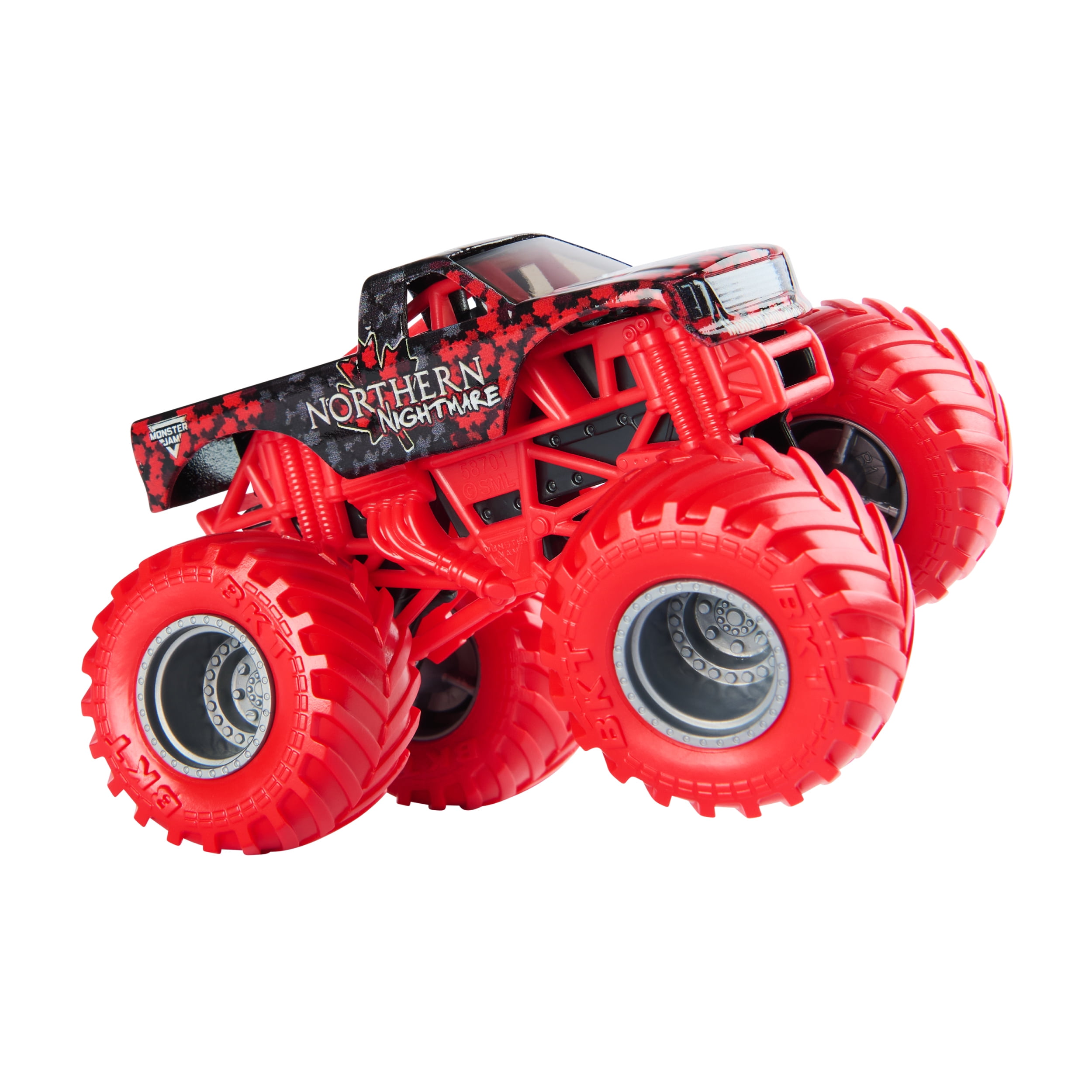 Monster Jam, Official Knightmare Vs. Northern Nightmare Die-Cast Monster Trucks, 1:64 Scale, Kids Toys for Boys Ages 3 and up