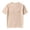Khaki, variant on FOPSUFGWFO Men's T-Shirts Short Sleeve Knit Casual Tops Solid Color Soft Loose Fit Pullover Crew Neck Blouses For Work Gym 3XL