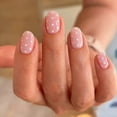 thumbnail image 3 of EBCUE Polka Dot Press on Nails Short Oval Glue on Nails Nude Pink Ombre Fake Nails Full Cover Glossy Acrylic Nails Press ons Stick on Nails for Women Manicure 24Pcs, 3 of 8