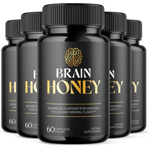 Brain Honey Advanced Formula Brain Support Pills Maximum Strength Supplement BrainHoney 300 Capsules