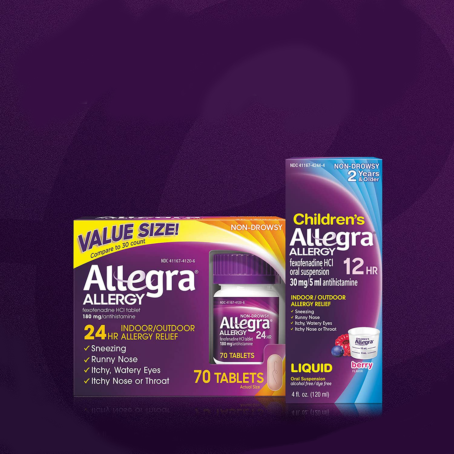 Allegra Adult 24HR Gelcaps (60 Ct, 180 mg), Allergy Relief - image 3 of 5