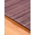 thumbnail image 4 of Rugsotic Carpets Hand Woven Flat Weave Kilim Wool Eco-Friendly 2'6''x8' Area Rugs Runner Plum Plain Solid Design Low Pile Indoor Handmade Rug for Living Room, Bedroom D00111, 4 of 8