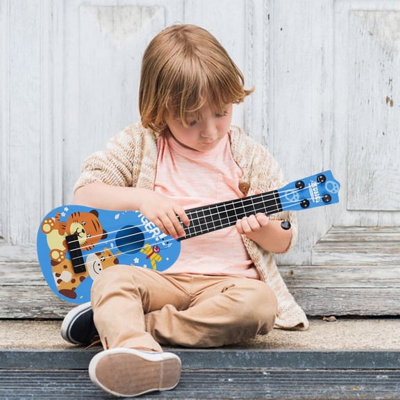 Apmemiss Christmas Toys Clearance Ukulele for Kids Beginners, Kids Guitar Ukulele Beginner, 16 Inches Early Education Toys, Musical Instrument Mini Guitar for Skill Improving Kids Christmas Gifts
