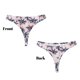 thumbnail image 3 of Balery Tropics Palm Trees Tangas de Algodón para Mujer con Estampado – Ropa Interior Sexy, Transpirable, G-string-Large, 3 of 6