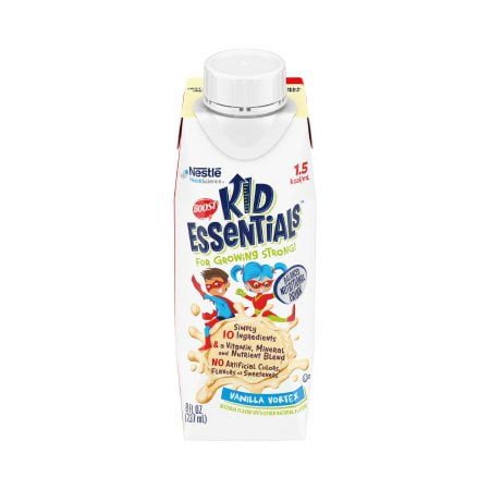 Boost Kid Essentials 1.5 Oral Supplement / Tube Feeding Formula Vanilla Vortex Flavor 8 oz. Pack of 2