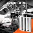 thumbnail image 4 of Commercial Range Hood Filter 15.5Wx19.5H Inch Stainless Steel Baffle, 4 of 7