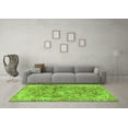 thumbnail image 3 of Ahgly Company Indoor Round Abstract Green Modern Area Rugs, 7' Round, 3 of 4