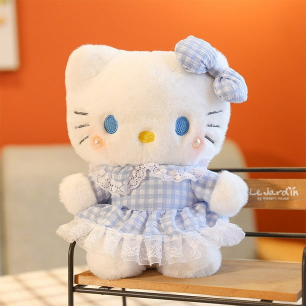 Hola Kawaii KT Peluche Muñeca Peluche Animal Juguete Hola KT Sanrio Peluche Gato Peluche Anime Personaje Muñeca