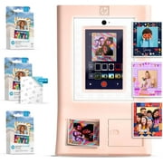 HP Sprocket Photo Booth Portable Photo Printer, ZINK Zero Ink Technology, Wi-Fi, 10.1-inch Display