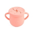 thumbnail image 1 of A prueba de derrames, reutilizable, portátil, para bocadillos, taza, silicona, comida casera, almacenamiento de bocadillos, caja de jugo, entrenamiento, mini contenedor, rosa Speravity BA000340-02, 1 of 7
