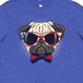 thumbnail image 4 of Inktastic Pug Dog July 4th Patriotic Sunglasses Youth T-Shirt, 4 of 5