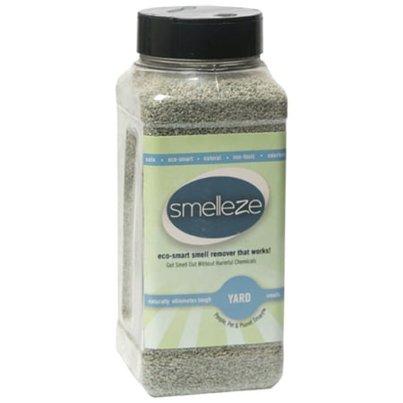 SMELLEZE Natural Yard Odor Remover Deodorizer: 2 lb. Granules Eliminates Outdoor