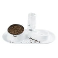 thumbnail image 1 of Juego De Cuencos Para Comida Y Agua Para Gatos, Cuenco Doble Para Gatos 2 En 1 Inclinado Para El Hogar Para Gatos, 1 of 8