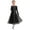 Black, variant on Haitryli Kids Girls Long Sleeve Shiny Diamond Latin Rumba Samba Dance Dress Modern Ballroom Competition Dancewear White 16
