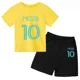 thumbnail image 3 of Nueva camiseta y pantalones cortos con estampado de Messi para niños y adolescentes, conjunto de 2 piezas, ropa de fútbol para niños y niñas, traje deportivo de moda de manga corta de verano, 3 of 5