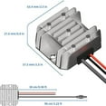 thumbnail image 4 of Step Up Converter for Starlink Mini with Alligator Clips, 12V to 20V 3A Outdoor DC Boost Power Supply, IP68 Waterproof Aluminum Housing for RV, Solar, Generator, and Off-Grid Internet, 4 of 5