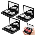 thumbnail image 1 of 3 Sets Eyeshadow Cases Cosmetics Makeup Highlight Powder Sample Containers, 1 of 8
