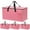 Pink, variant on Djiypn Collapsible Moving Bags - Heavy Duty Boxes with Zippers and Handles, Space Saving Packing Totes for Moving Supplies Storage (90L, 4-Pack, Gray)