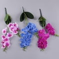 thumbnail image 6 of KDJ 12 Heads 50CM Artificial Butterfly Orchid Fake Moth Orchids Flowers Home Decor - for Home Decor, 6 of 10