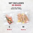 thumbnail image 2 of Chef Preserve Sacs Réutilisables pour Scelleuse sous Vide pour Pieds, 2 of 6