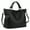 Black, variant on Women's Soft Leather Tote Bag, Top Satchel Purses and Handbags