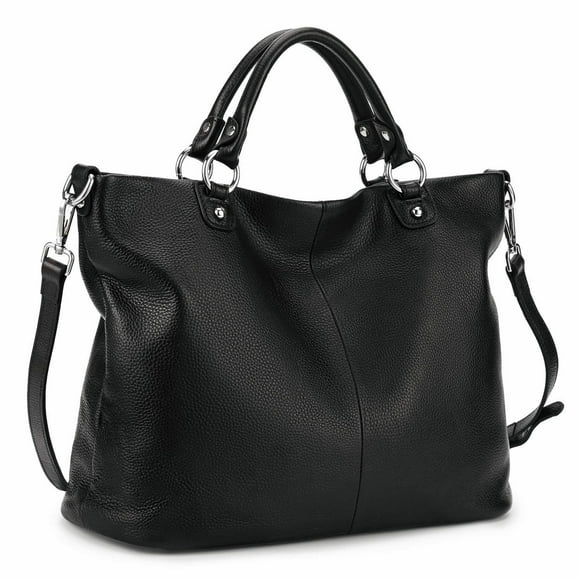 Bolso de mano Kattee con parte superior de piel suave para mujer