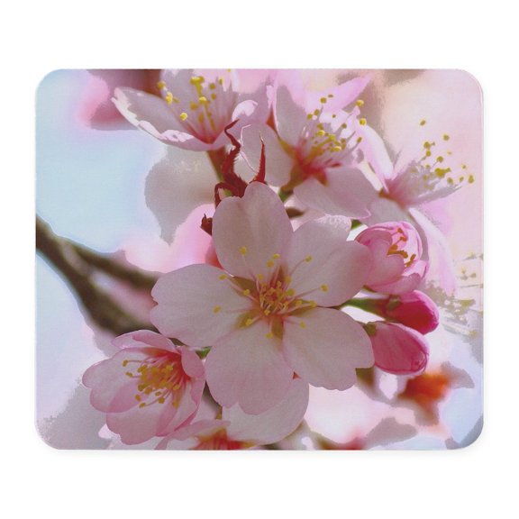 CafePress - Cherry Blossoms Mousepad - Non-slip Rubber Mousepad, Gaming Mouse Pad