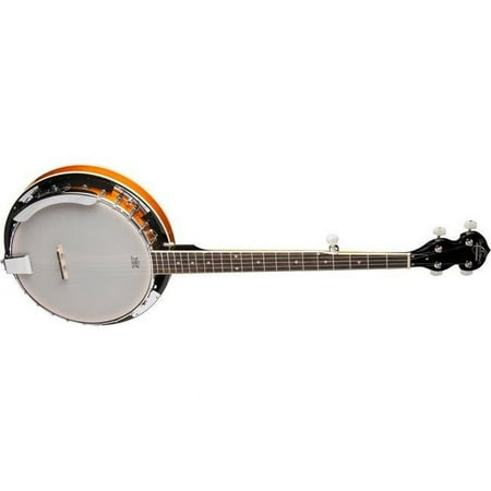 Oscar Schmidt OB4-A-U Gloss 5 String Banjo with Resonator & Geared 5th String