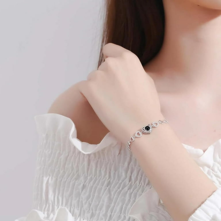 アクセサリー silver 925 love bracelet Love Bracelet with Diamond Sterling Silver 925