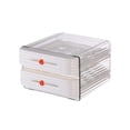 thumbnail image 1 of Cajón para huevos, soporte para huevos de 2 capas para refrigerador, contenedor de almacenamiento para ahorro de espacio, cajón, caja para, 1 of 9