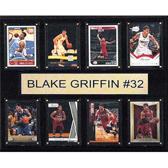 CandICollectables 1215GRIFFIN8C NBA 12 x 15 in. Blake Griffin Los Angeles Clippers 8-Card Plaque