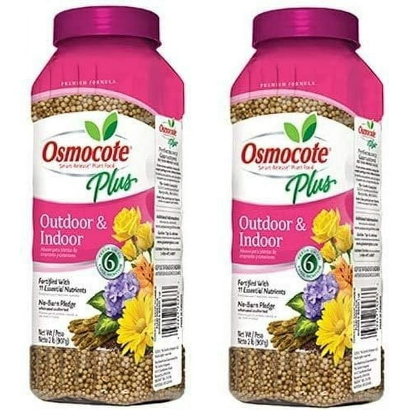 Osmocote 274250 Smart-Release Plant Food Plus Outdoor & Indoor, 2 lb 2-Pack