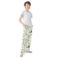thumbnail image 4 of FORMRS Kids Pajama Pants with Pockets Size 11-12Y Boys Lounge Sleep Bottoms, Watercolor Forest Animals, 4 of 8