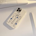 thumbnail image 3 of Tableware Knife Fork Spoon Pattern Soft  for iPhone Case (White,iPhone 13), 3 of 6