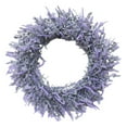 thumbnail image 2 of Eucalyptus and Lavender Wreath for Front Door - 15.75 Inch Artificial Greenery Wreath for Porch, Home & Farmhouse Decor, All-Season Outdoor/Indoor Wreath (Purple), 2 of 8