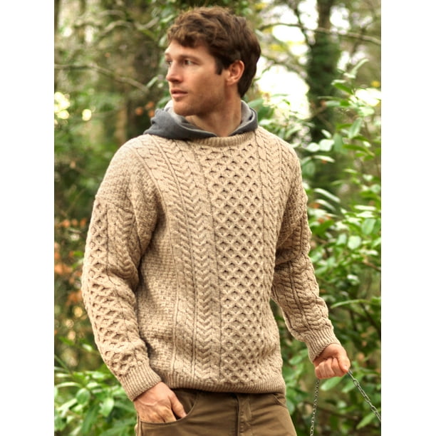 orange fisherman sweater