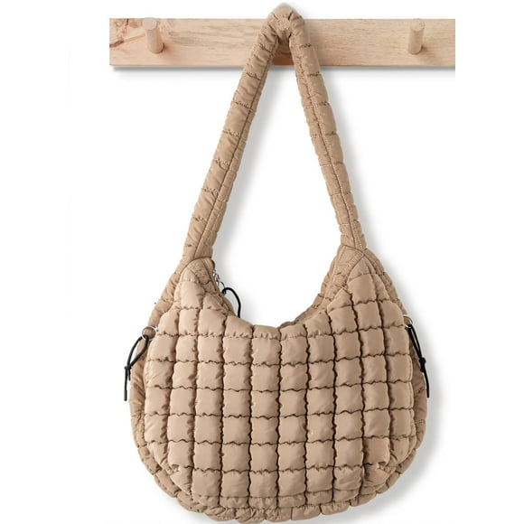Bolsa acolchada Babysun para mujer, grande, acolchada, de nailon