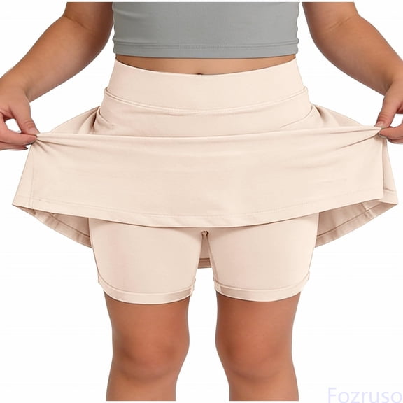 Fozruso Vintage Girls Dress Girls Athletic Skort With Shorts And Pockets For Tennis Cheerleading Play Comfort Stretch Fabric Sizes 4-5 Years