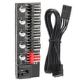 thumbnail image 2 of Concentrador De Ventilador De Cableado Más Amplio Concentrador De Ventilador De 4 Pines, Conectado A Un Ventilador 3P Para Ventilador De Placa Base De CPU + Condensador ANGGREK Hub, 2 of 8