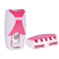 thumbnail image 1 of CHAO Juego de 2 dispensadores de pasta de dientes (rosa), dispensador automático de pasta de dientes para exprimidor de pasta de dientes montado en la pared, 1 of 5