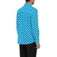 thumbnail image 3 of Camisa de Hombre INSPIRE CHIC con Patrón de Lunares, Cuello de Punta, Manga Larga, Botones, Talla 42, Azul, 3 of 6