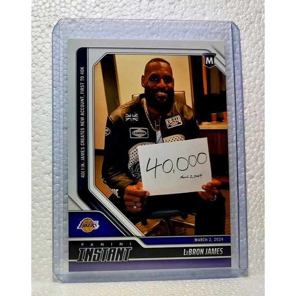 LeBron James 2023-24 Panini #391 All-Time Scoring Leader 40,000 Card 1 of 11941