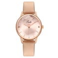 thumbnail image 3 of Resicozy Watches for Women Simple Clear Arabic Numeral Easy to Dial Quartz Watches Soft Leather Strap Casual Wristwatch 2026 Rose Gold, 3 of 4