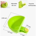 thumbnail image 3 of 8 Pcs Assorted Dip Clips for Plate,Progressive Dip Clips Bowl Plate Holder,Spice Dip Container for Salt,Tomato Sauce,Sugar,Vinegar-4 Colors(Red,Yellow,Green,Orange), 3 of 6