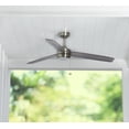 thumbnail image 2 of Better Homes & Gardens 52” Satin Nickel Indoor/Outdoor 3 Blade Ceiling Fan with Reverse Airflow, 2 of 12