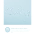 thumbnail image 3 of Almohadilla de escritorio YSagi de piel antideslizante, impermeable, 80 x 40 cm, color azul cielo, 3 of 7