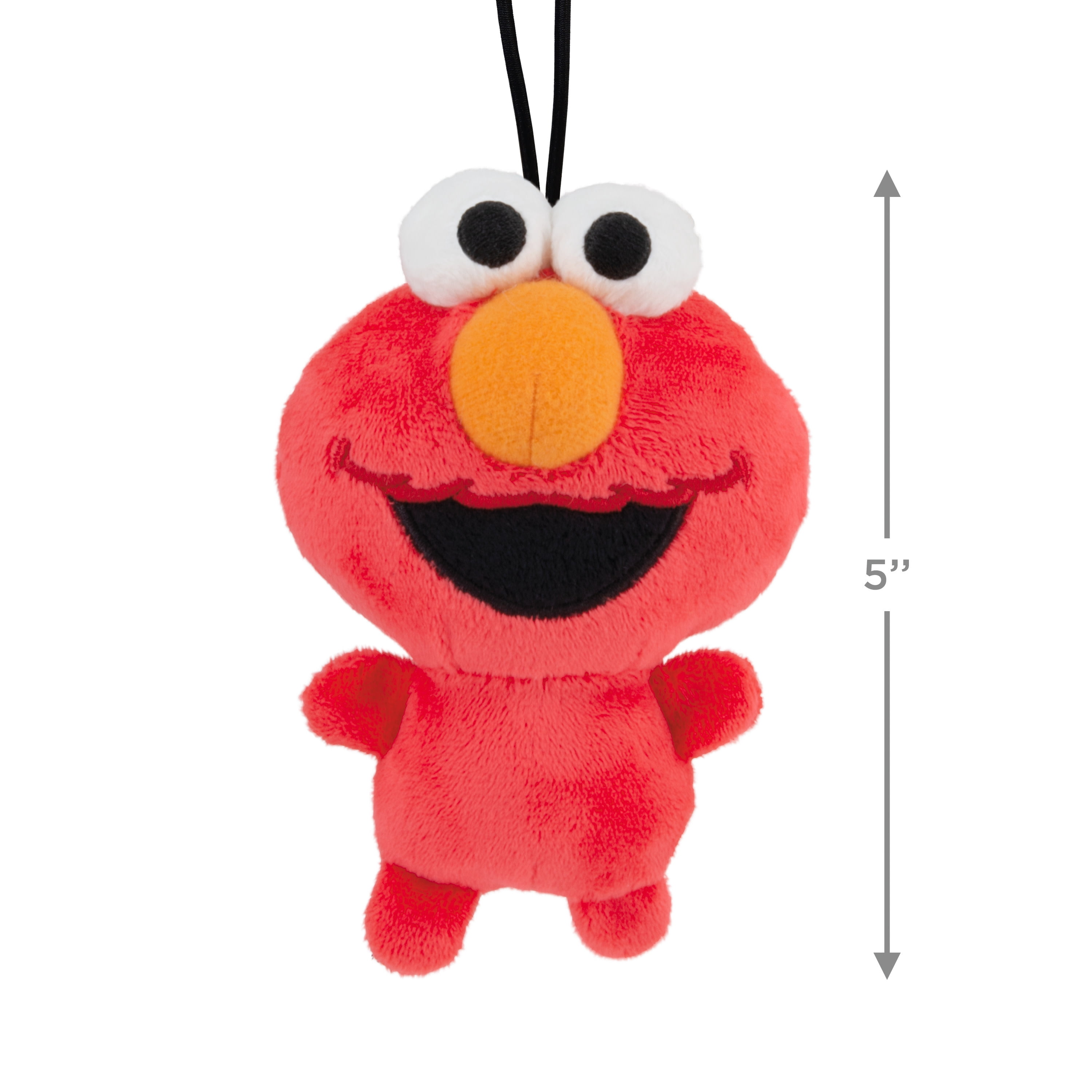 Hallmark Christmas Ornament (Sesame Street Elmo, Plush Fabric), 1 Count